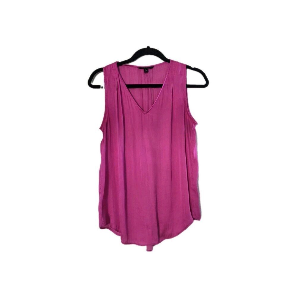 Banana Republic Pink Tank Top Silk Size Small